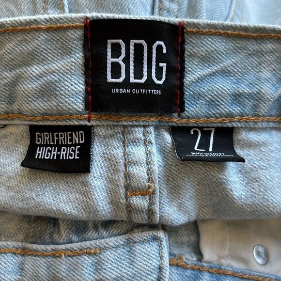 BDG Cut off Jean shorts, girlfriend high-rise Urban‎ Outfitters size 27 NWOT - Picture 6 of 10